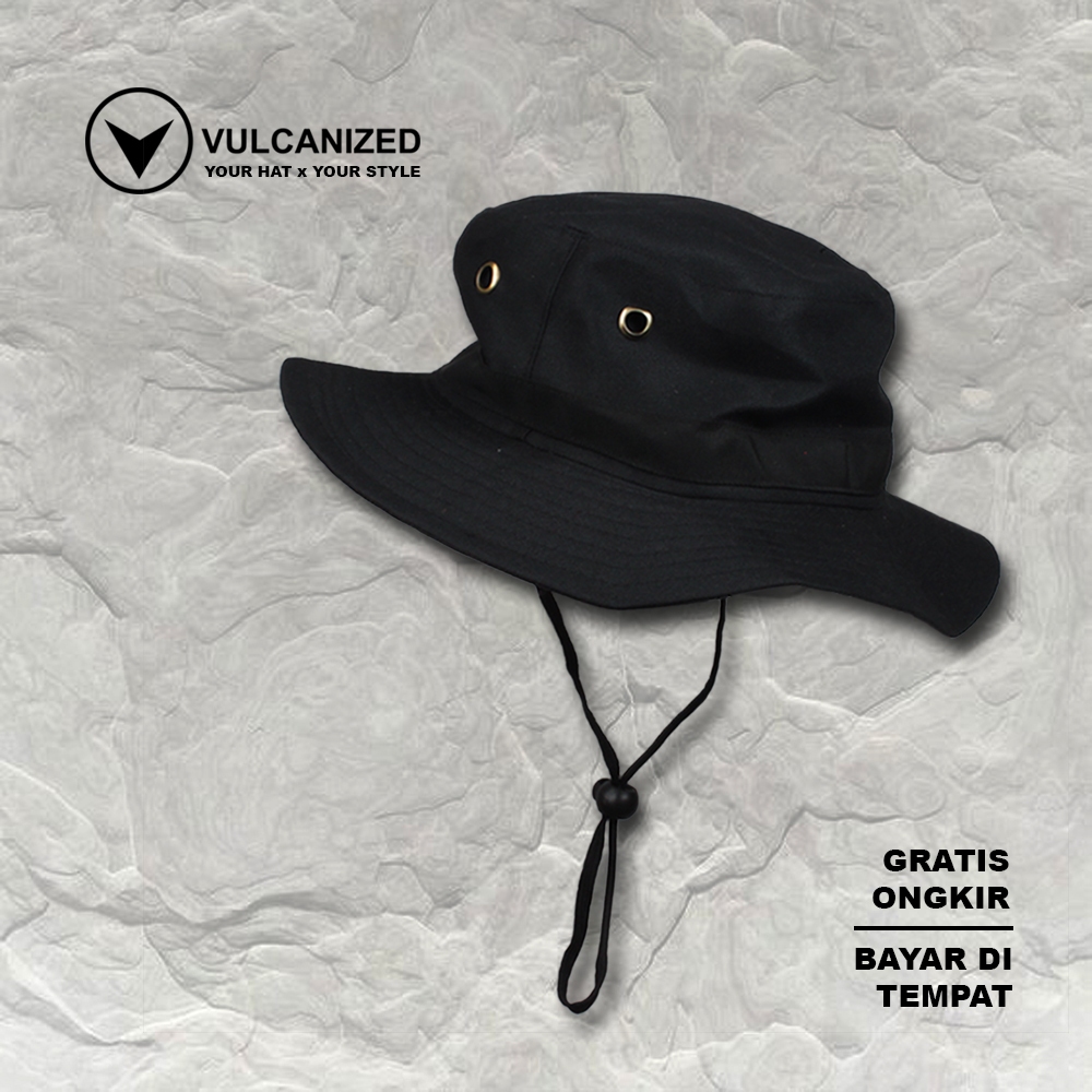 TOPI RIMBA BUCKET HIKING MANCING FISHER HAT BRANDED DISTRO