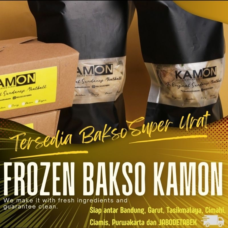 

Bakso Super Urat Frozen Kamon | Fresh | Bakso Asli Sunda |