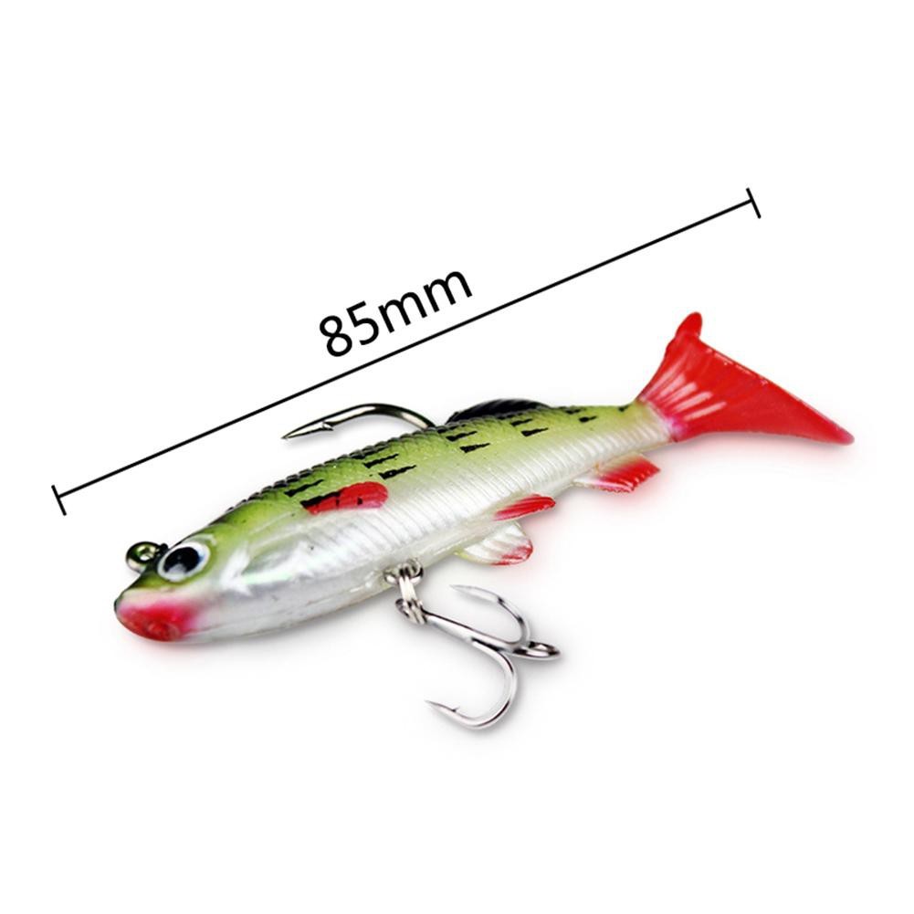 Soft Lure Bentuk Ikan Belanak Sintetis 14 Gram Umpan Casting Kakap Gabus