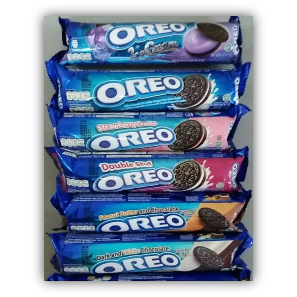 

[CO] Oreo Sandwich Roll Red Velvet All Varian - Netto 123 gr Red Original, Chocolate Creme, Double Stuff , Strawberry , Ice Cream , Peanut Biskuit Cookies Food Snack Biskuit Wafer Makanan Kering Cemilan 1