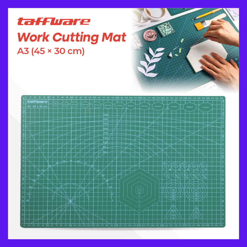 

Taffware Work Cutting Mat Pad A3 45 x 30cm Alas tatakan potong cutting cutter memotong Alas Potong