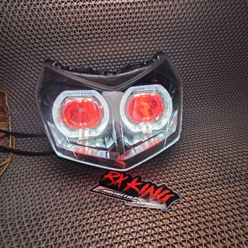 lampu depan supra x 125 fi batman biled projie 35watt
