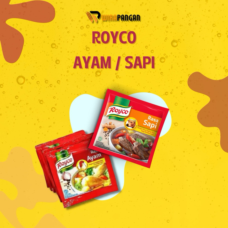 

ROYCO BUMBU KALDU PENYEDAP RASA SAPI/AYAM