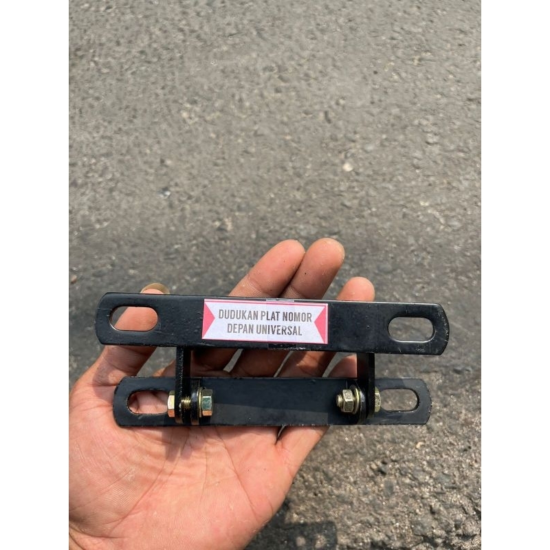 BRECKET PANGKON PLAT NOMOR DEPAN UNIVERSAL SEMUA MOTOR BISA PAKAI BRACKET BREKET BRAKET NOMER BK NO 