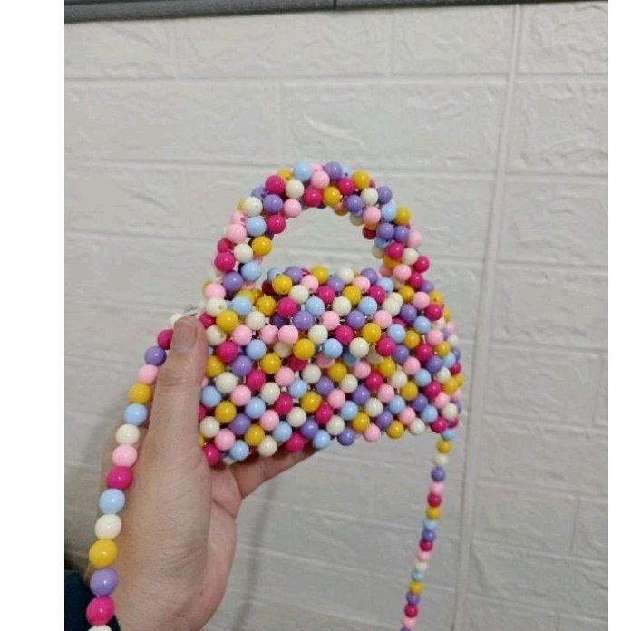 Tas manik anak / tas slempang anak lucu /tas mutiara  / beadsbag kids