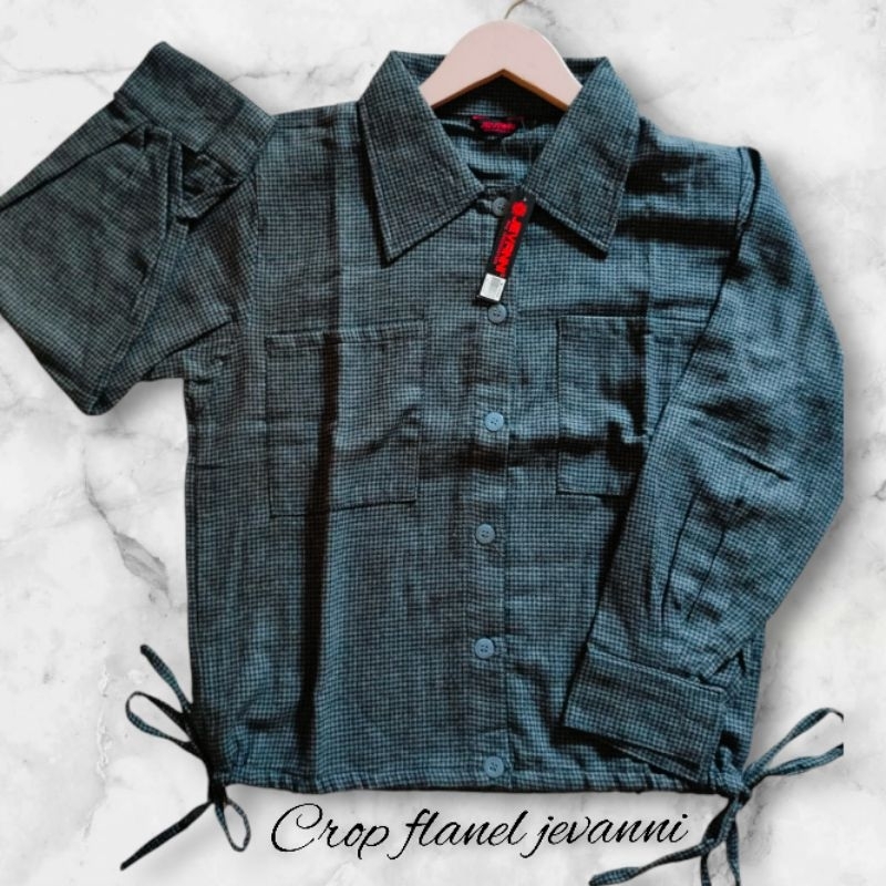 Blazer/outer  flanel kotak jevanni