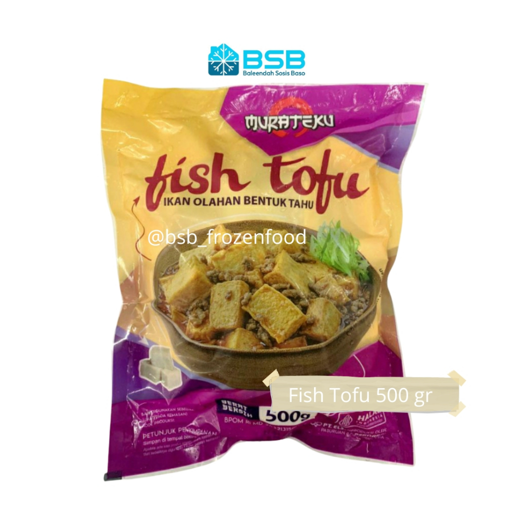 

MURATEKU Fish Tofu / Ikan Olahan Bentuk Tahu / Fish Cake 500 gr