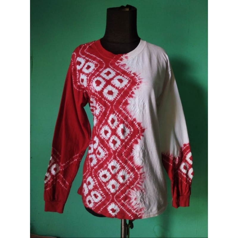 kaos sasirangan merah putih