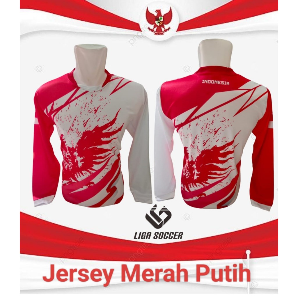 KAOS 17 AGUSTUS, KAOS MERAH PUTIH, JERSEY AGUSTUS MERAH PUTIH, FULL PRINTING