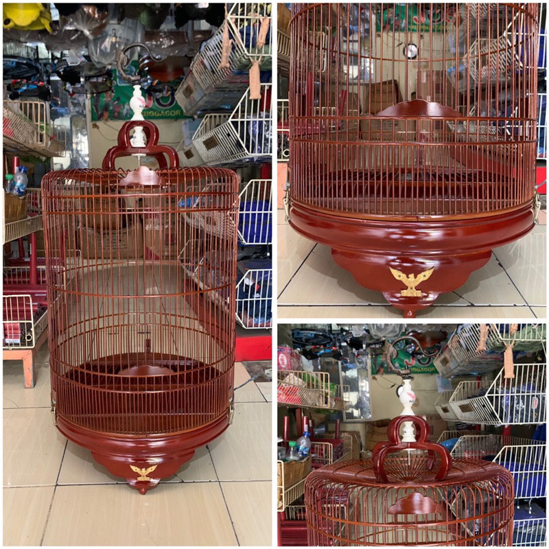 SANGKAR KANDANG KACER BULAT RADJA COMPANY DM 50CM