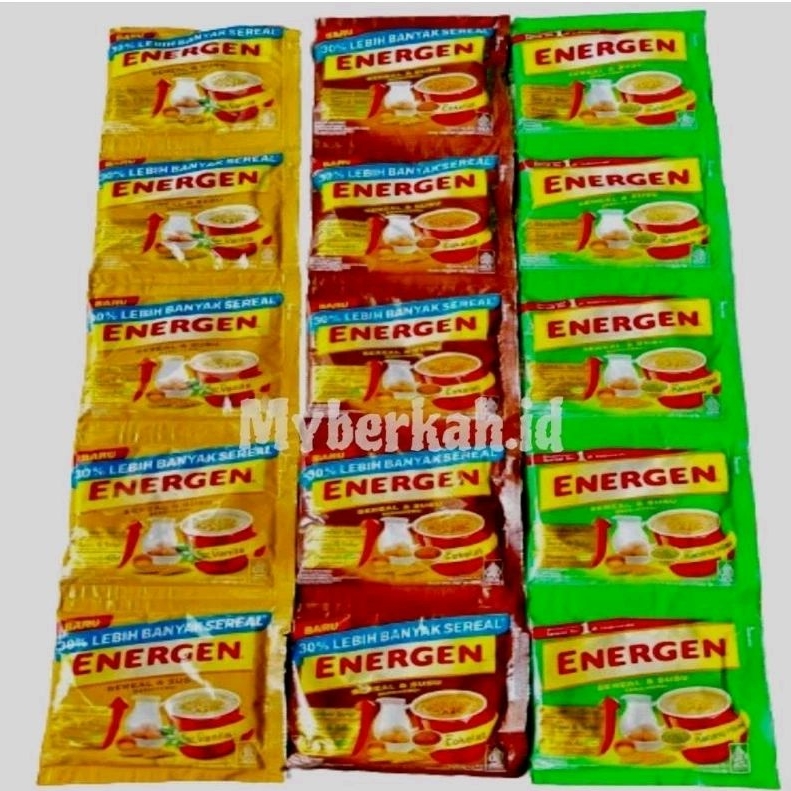 

ENERGEN SEREAL SUSU || ISI 5 SASHET || EXP 2025