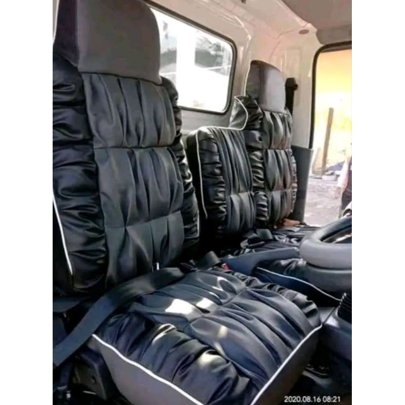 sarung jok mobil truk isuzu elf giga model sofa