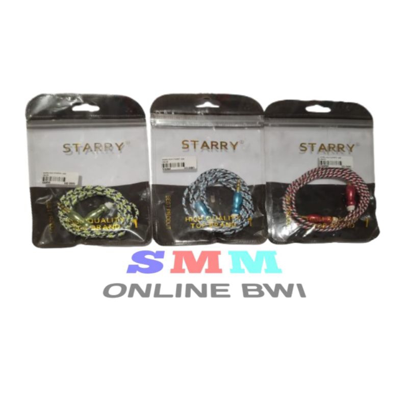 KABEL AUX cable Starry kabel audio jack salon speaker sound hight quality