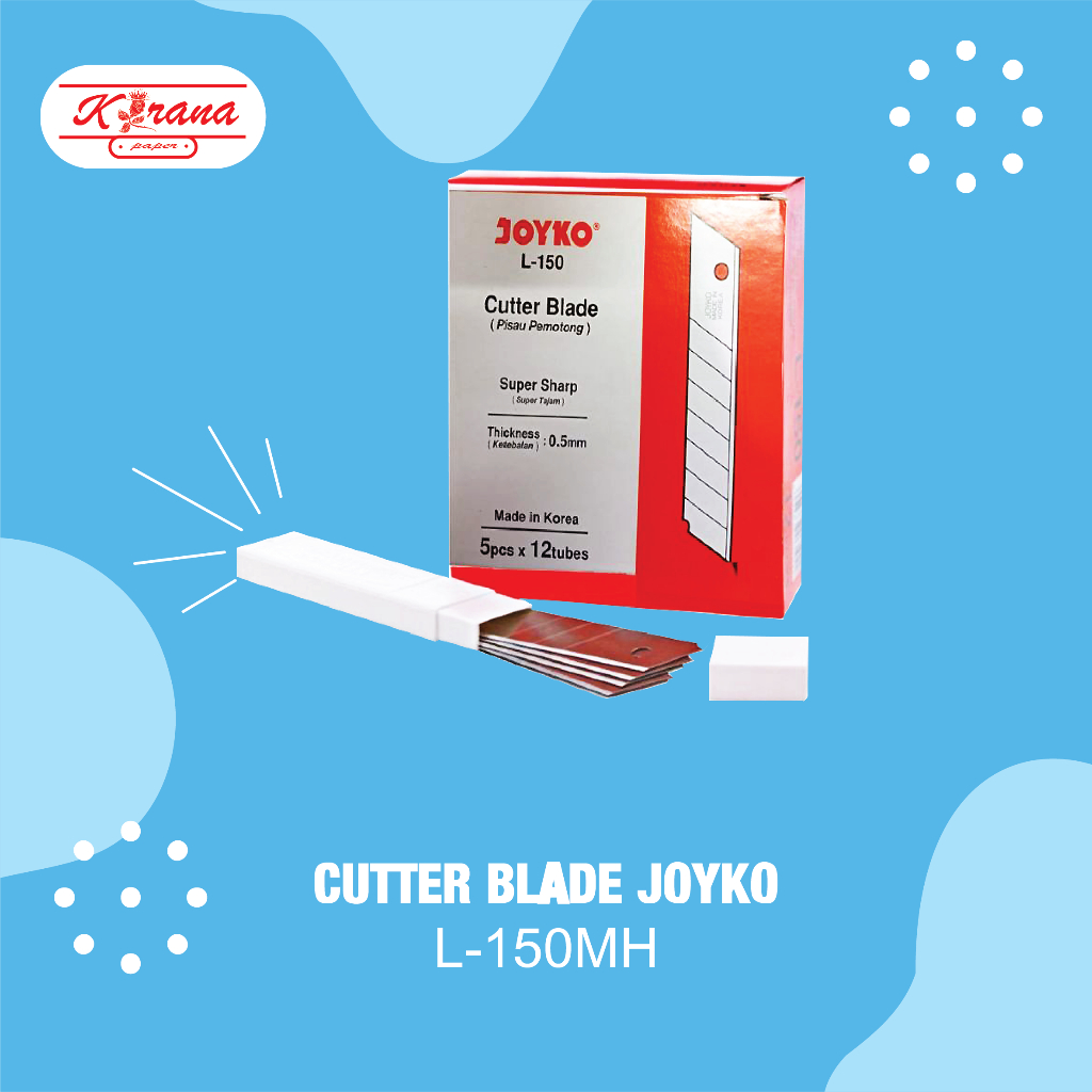

Cutter Blade Refill Isi Pisau Pemotong Joyko L-150