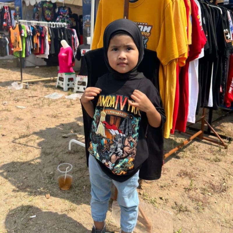 KAOS/T-SHIRT ANAK KIDS HITAM JAMDA 4 YRKI DIY JOGJA 100% ORIGINAL