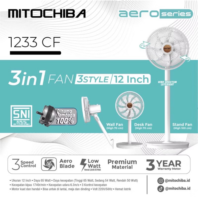 Kipas Mitochiba 3 in 1