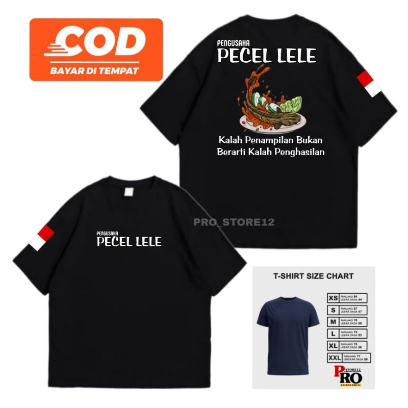 KAOS PENGUSAHA PECEL LELE - LENGAN PENDEK