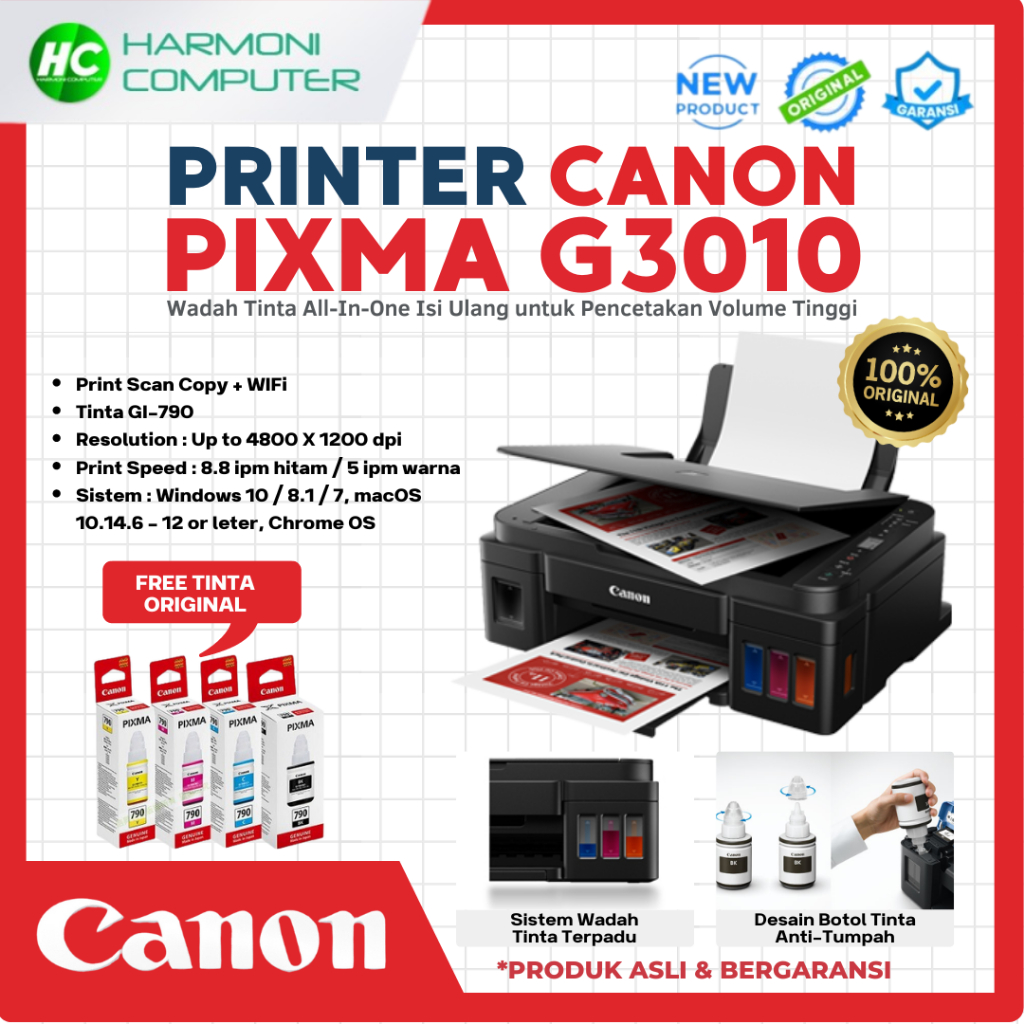 PRINTER CANON G3010