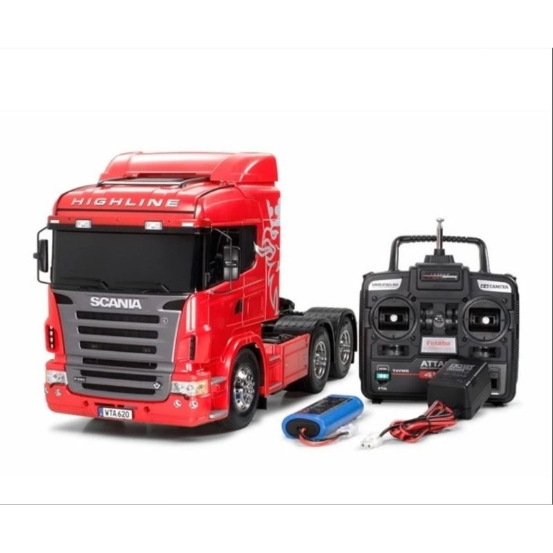 Tamiya Truck Kit RC 1/14 Sacnia Red (Full Set)