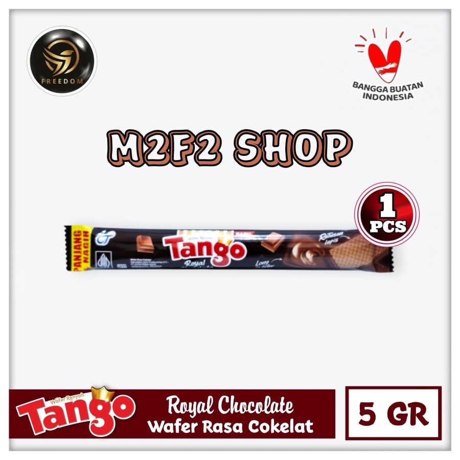 

Tango Wafer Royal Chocolate Stick | Krim Cokelat Stik - 5 gr (Kemasan Satuan)