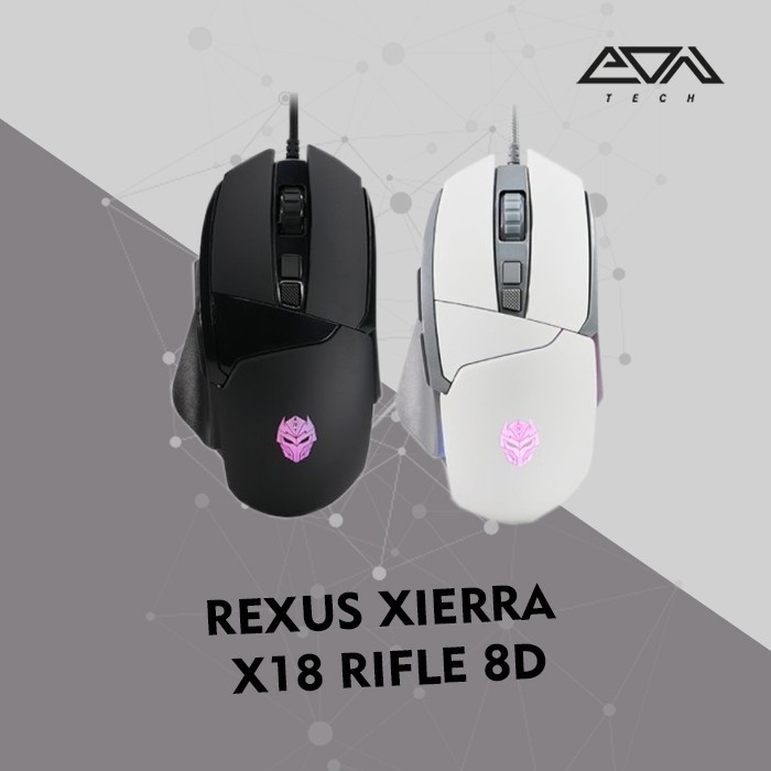 Rexus Xierra X18 RIFLE 8D Gaming Mouse