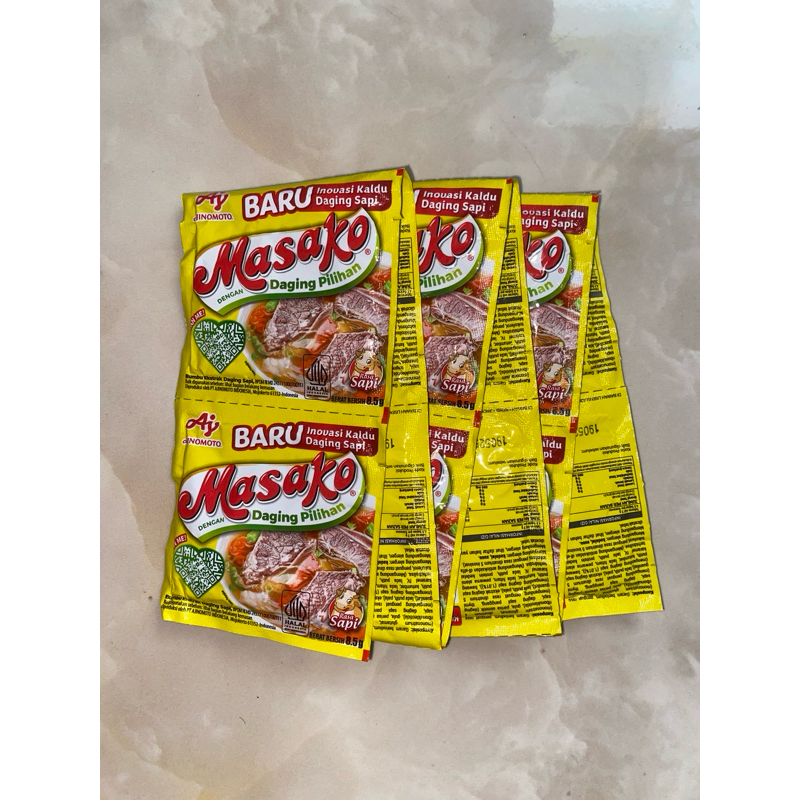 

masako rasa sapi 1 renteng 12pcs