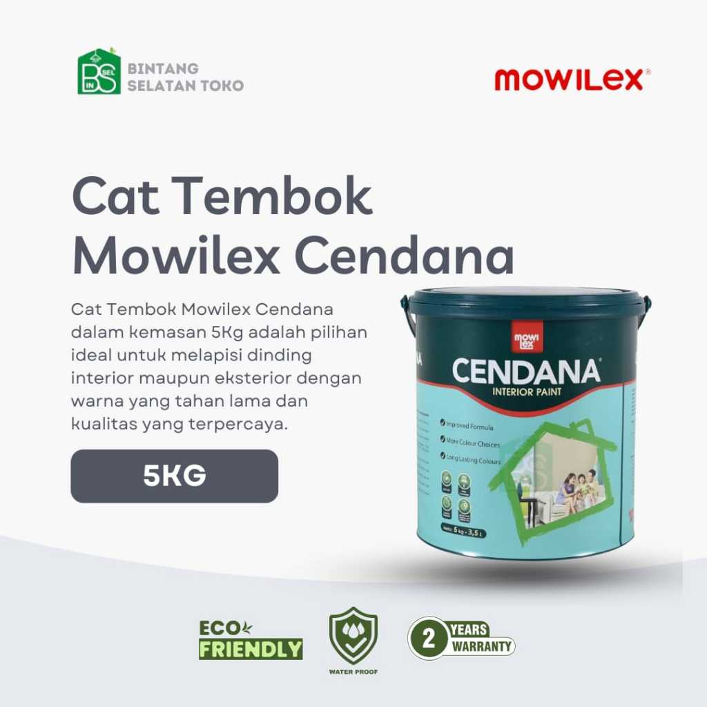 Cat Tembok Mowilex Cendana 5 Kg