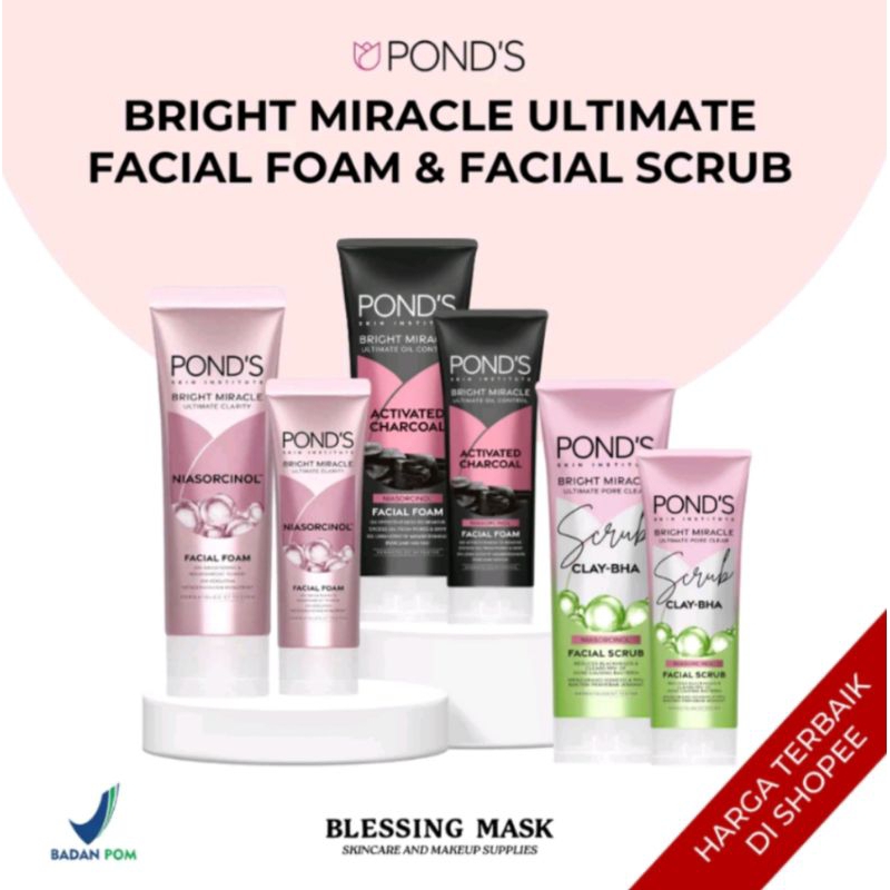 Ponds Facial Foam | Sabun Cuci Muka Ponds