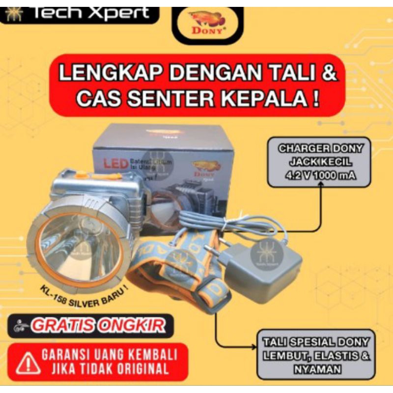 Senter Kepala Dony Kl 158