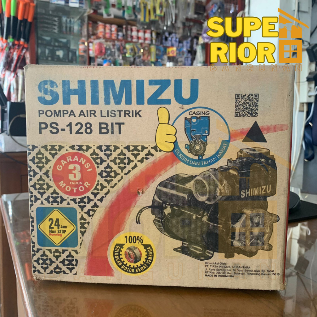 NON Otomatis Shimizu Pompa Air Listrik | Shimizu PS-128 BIT