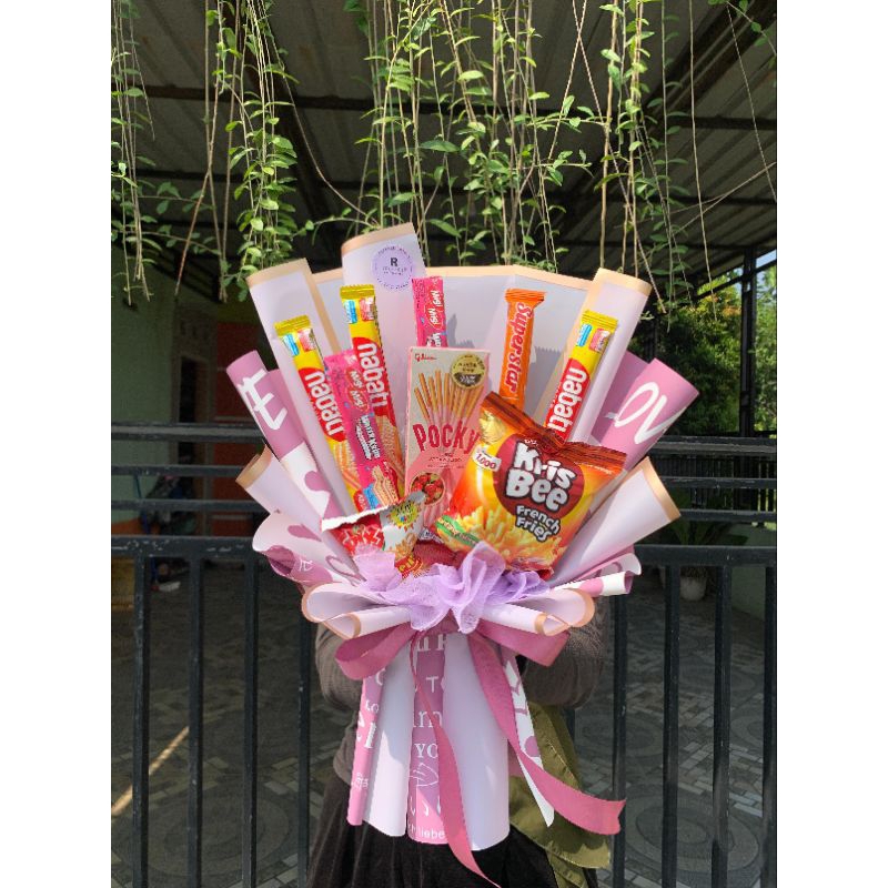 

(ready siap kirim) buket snack