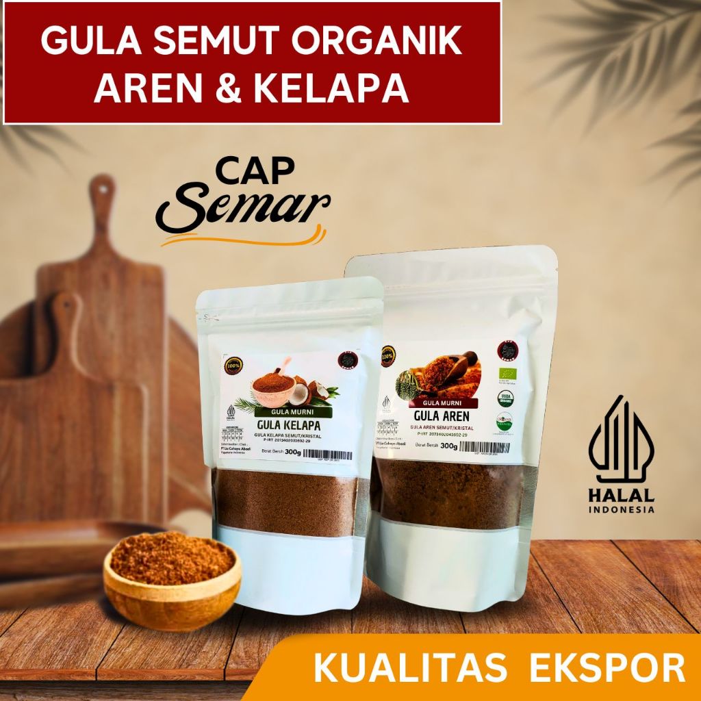 

300 Gram Gula Aren Semut Organik - Gula Semut Bubuk Gula Sehat Serbaguna - Kualitas Ekspor