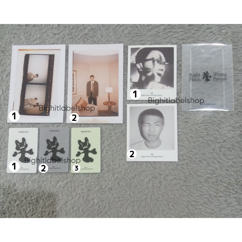 [READY INA] POB WEVERSE ALBUM RPWP RM NAMJOON MIRROR PC POLAROID POSTCARD
