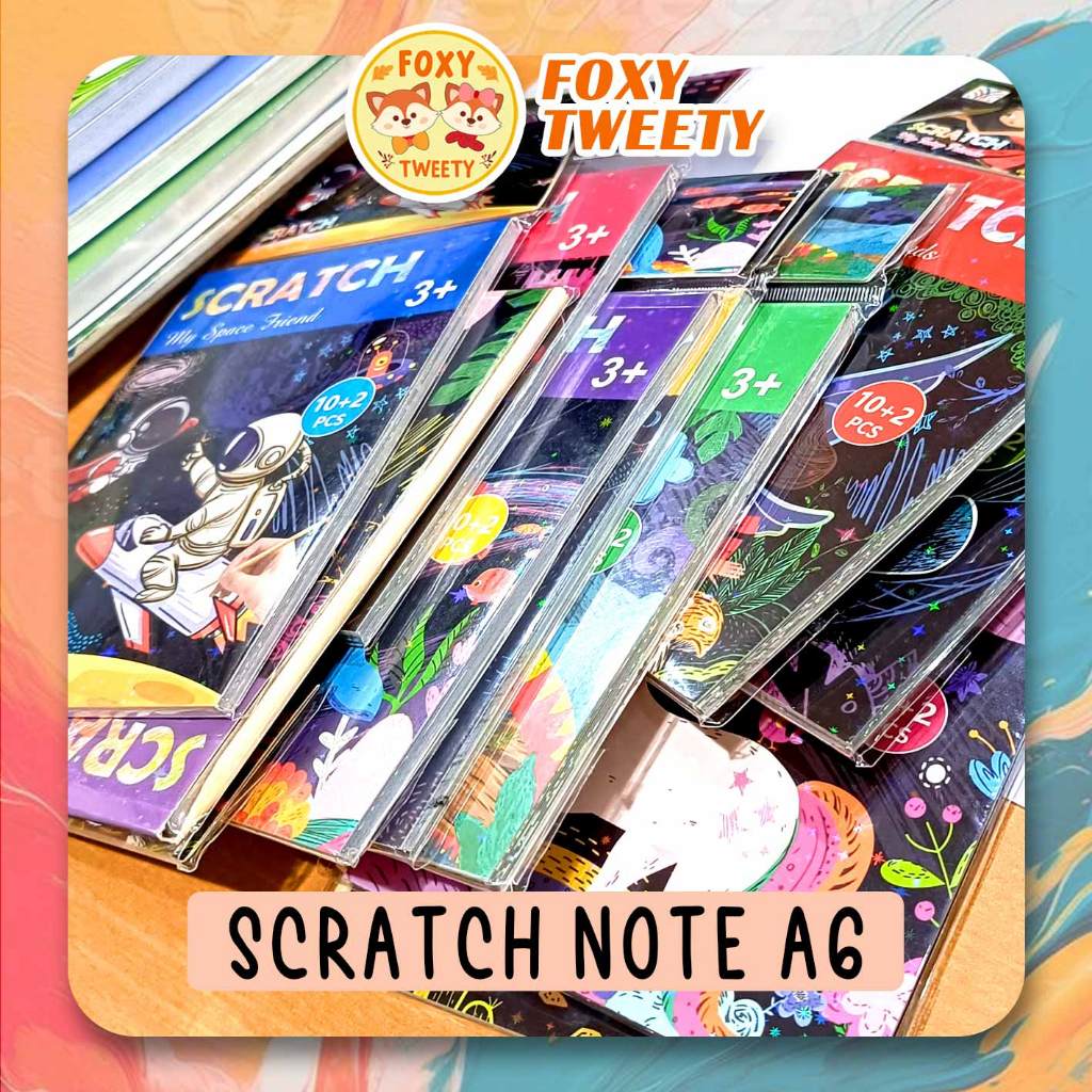 

Buku Magic Scratch Book A6 Isi 10+2 Polosan Dengan Berbagai Gambar Berbeda - WX GRB