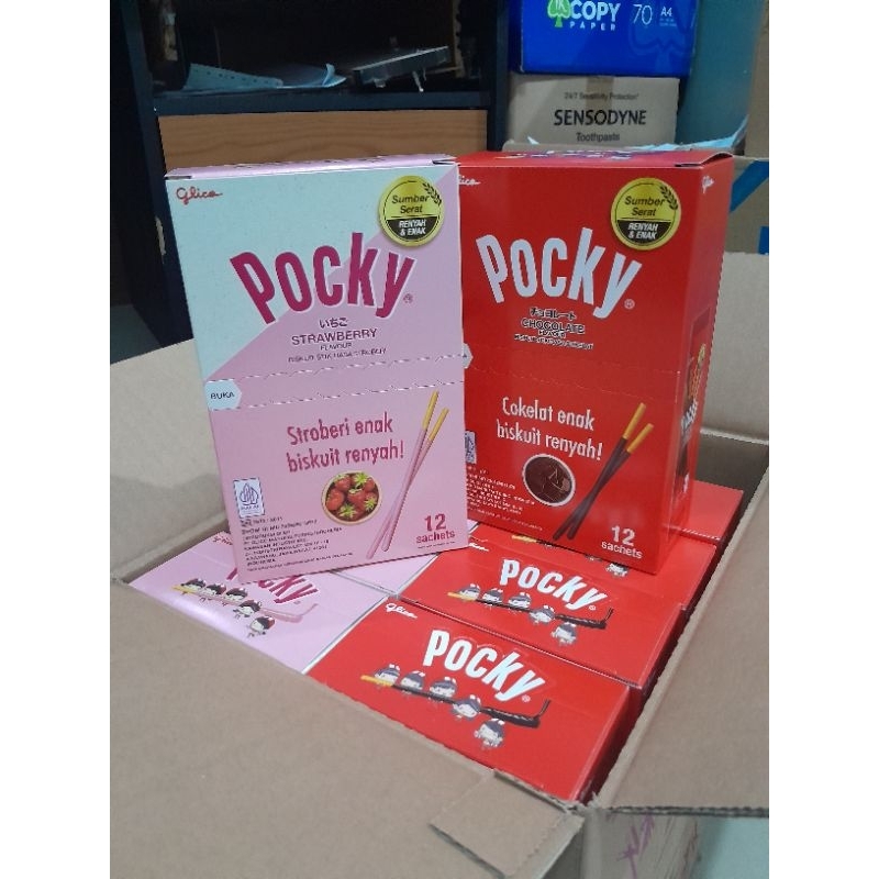 

POCKY SINGLES SACHET 1BOX ISI 12 SACHET