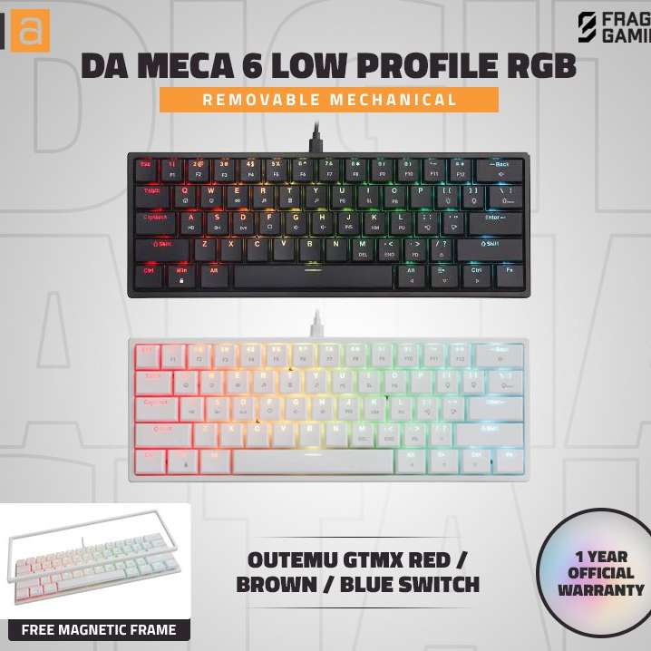 Digital Alliance Meca 6 RGB / DA Meca 6 RGB 60% - Gaming Keyboard