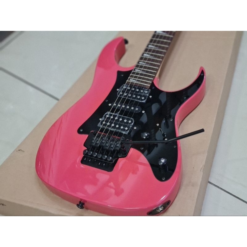 gitar Ibanez RG350dx pink updown elektrik listrik
