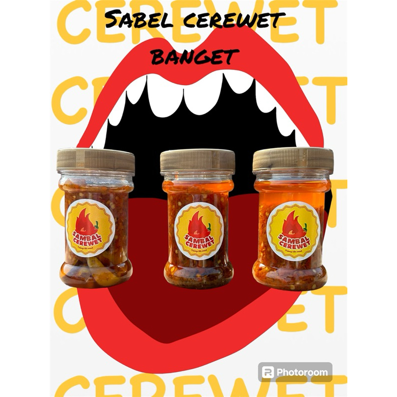 

SAMBEL CEREWET TONGKOL 150ml Pedasnya mantul