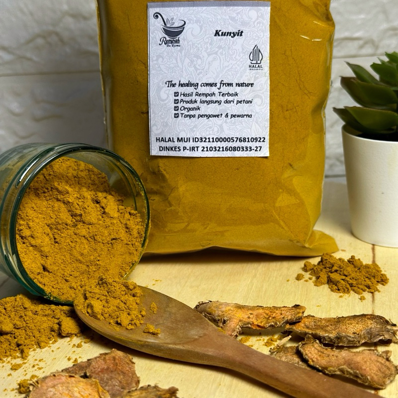 

Kunyit Bubuk 50 Gram Murni / Powder Tumeric / Kunir Bubuk Asli Rempah Bu Risma