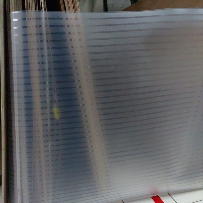 Fiber Pagar Motif Minimalis Clear Per Meter