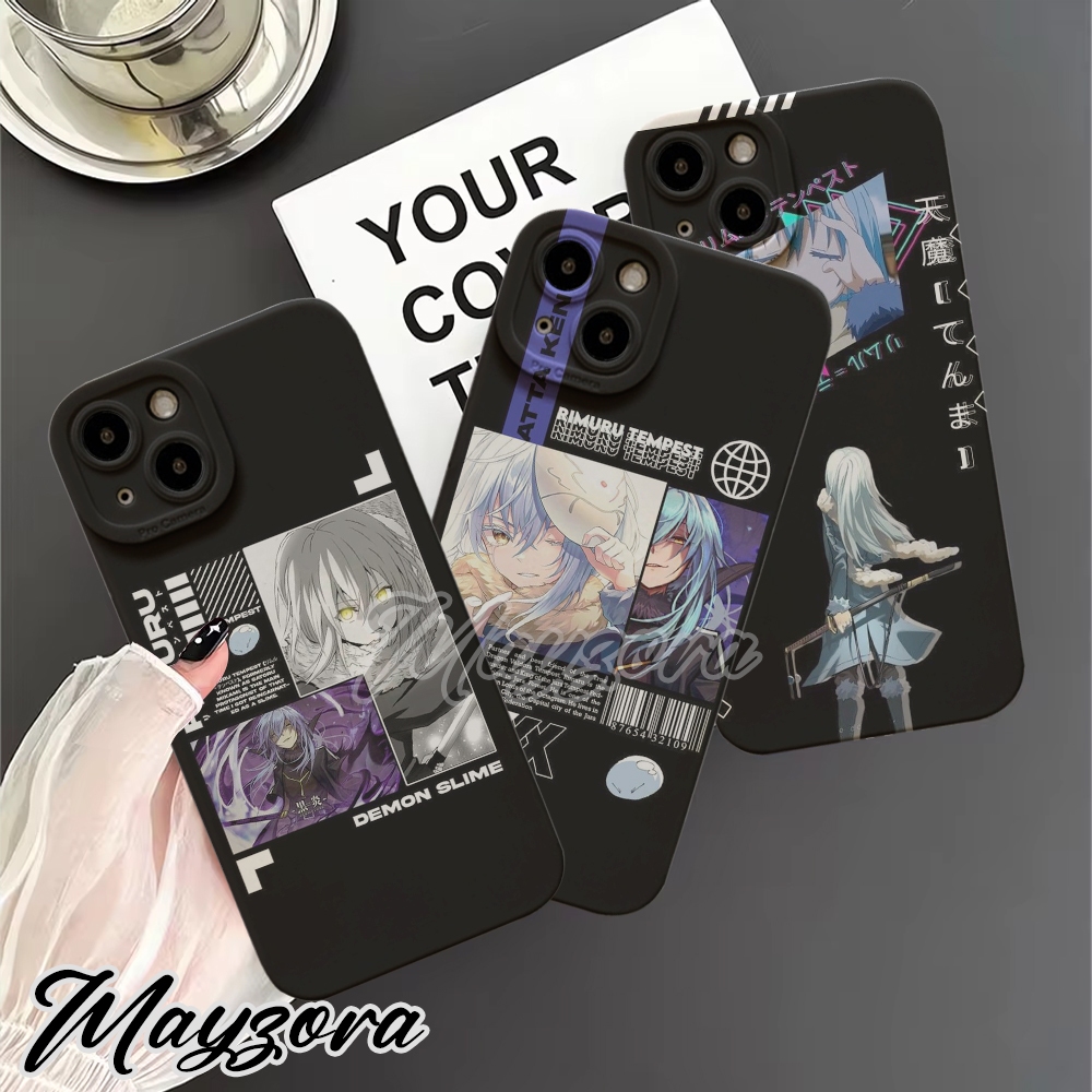 ANI005 - Case Anime Rimuru Untuk semua type hp Samsung Oppo Vivo Redmi Realme Infinix Iphone - Case 