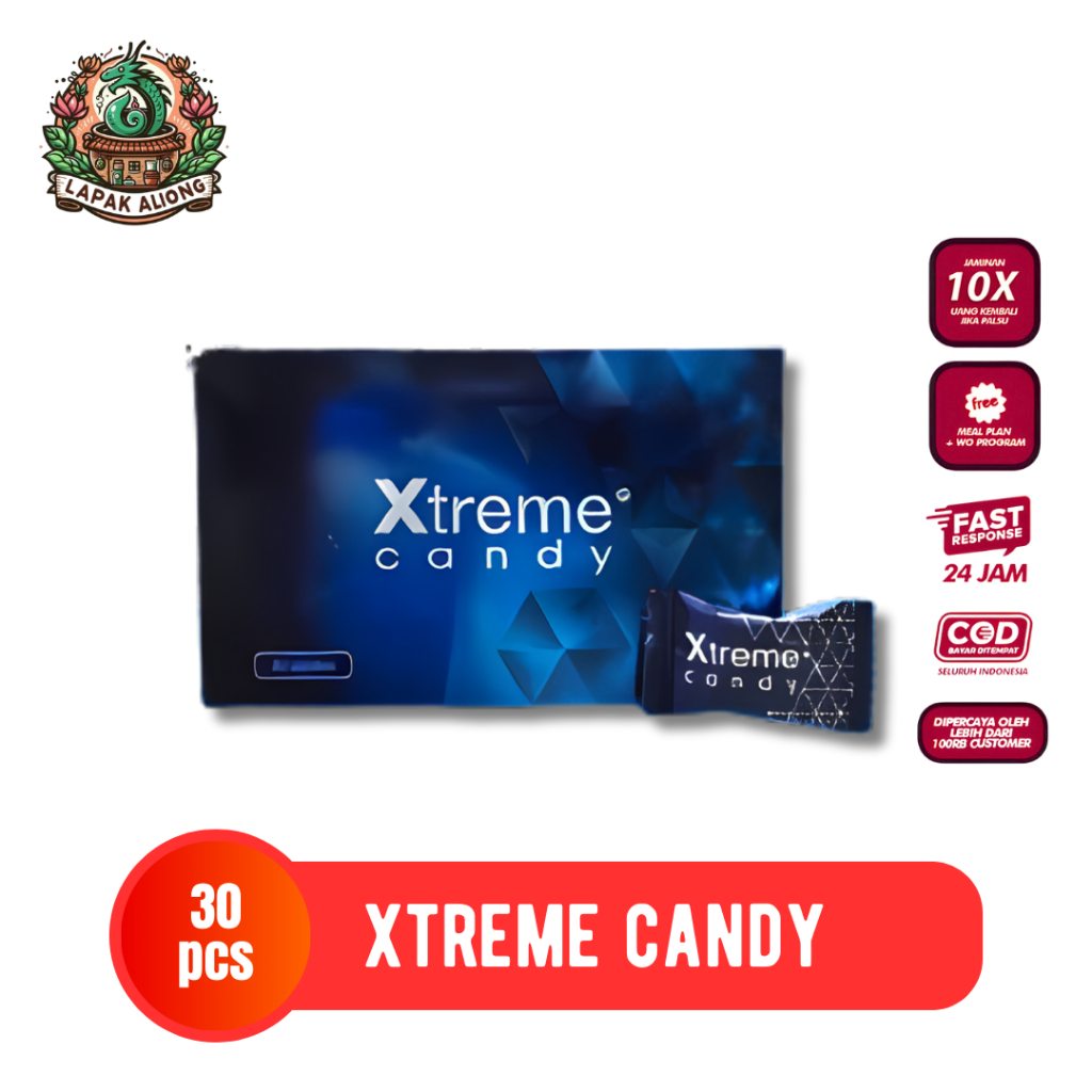 

permen xtreme ginseng candy harbal isi 30 pcs