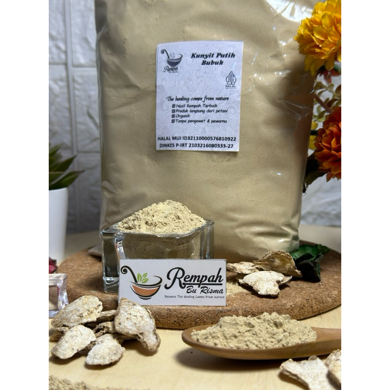 

HG Kunyit Putih Bubuk 1Kg Murni Tanpa Campuran