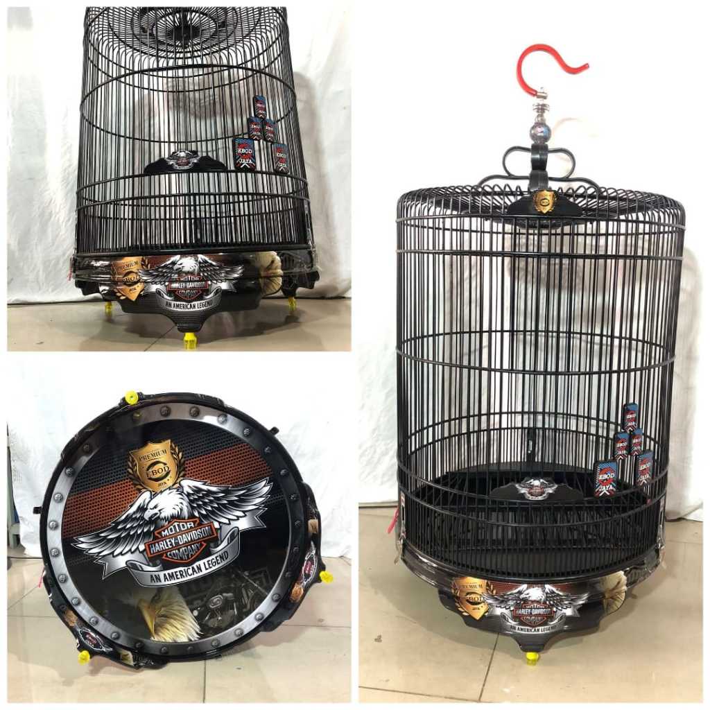 Ebod Jaya Sangkar Murai No2 Pvc Decal Harley Davidson