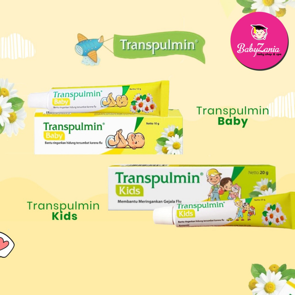 TRANSPULMIN 10gr dan 20gr Baby & Kids | Balsam Balsem Batuk Pilek Untuk Bayi