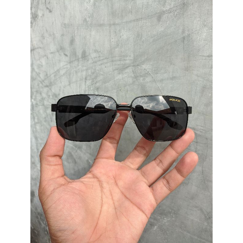 kacamata hitam police 8323 lensa polarized pria anti silau kacamata mancing