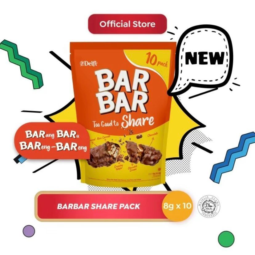 

Delfi Bar Bar Share Pack - Netto 10bks x 8gr