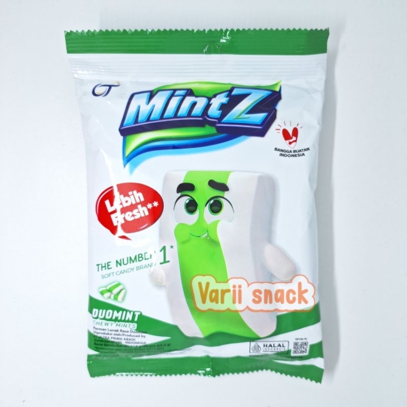 

Permen MinZ Permen Lunak Rasa Duo Mint Bag 50 pcs