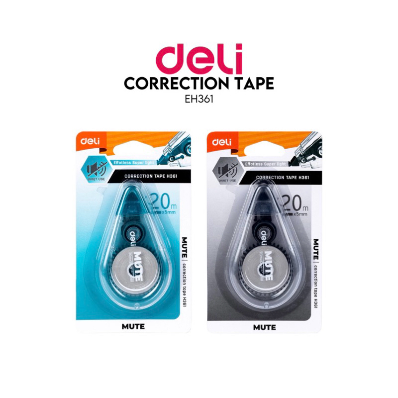 

Tip-ex Kertas DELI H361 / Correction Tape 20m x 5mm (1 pcs)