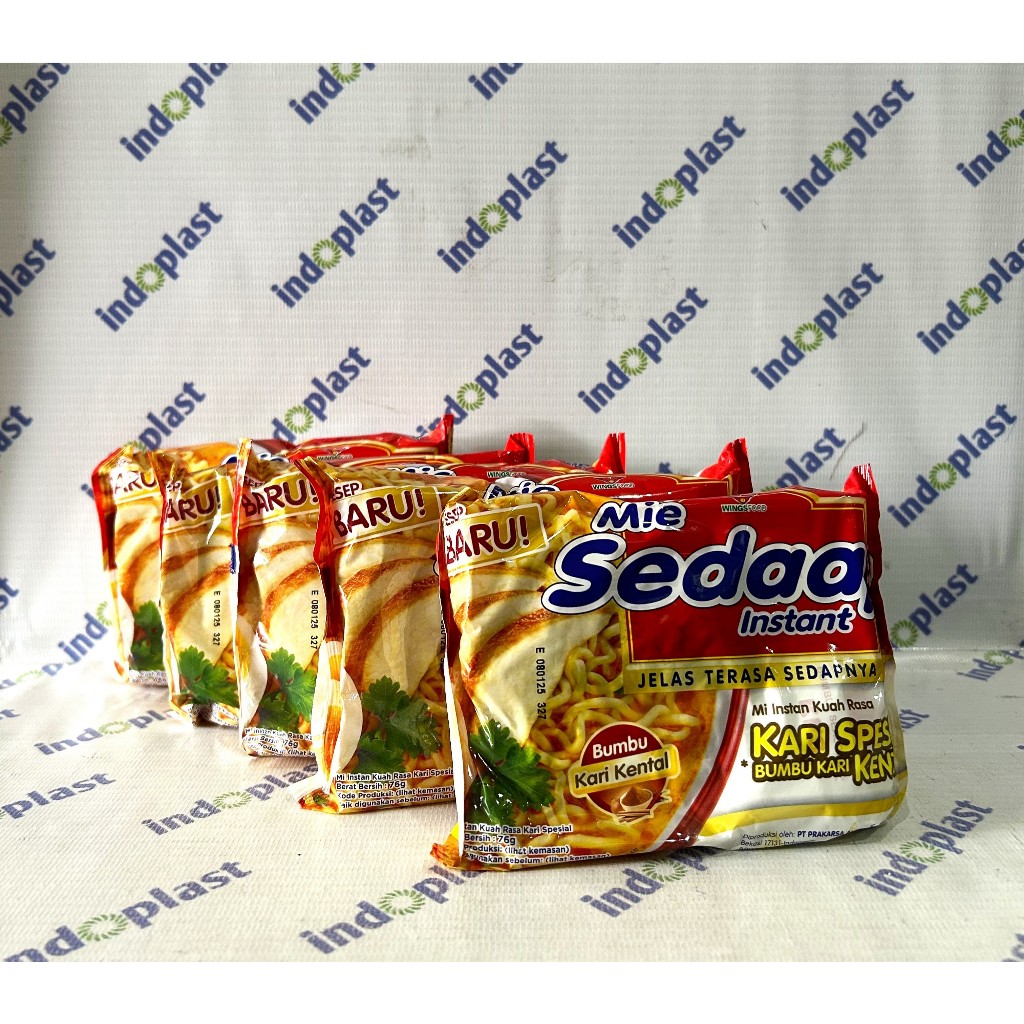 

Sedaap Mie Instan Kari Kental Special Bag 75 gr x 5pcs